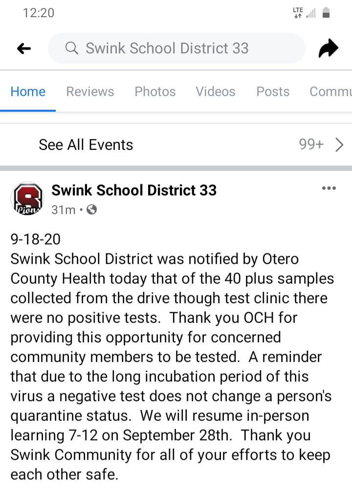 Swink Schools District FB seconews.org 