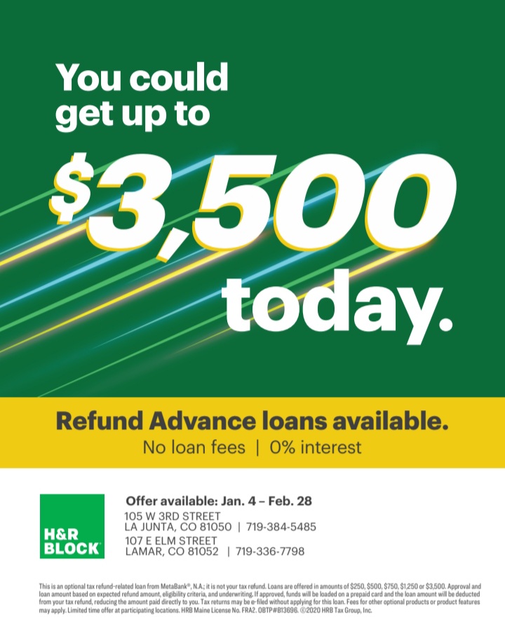 H & R Block Refund Advance Loans Print Ad SECO NEWS seconews.org