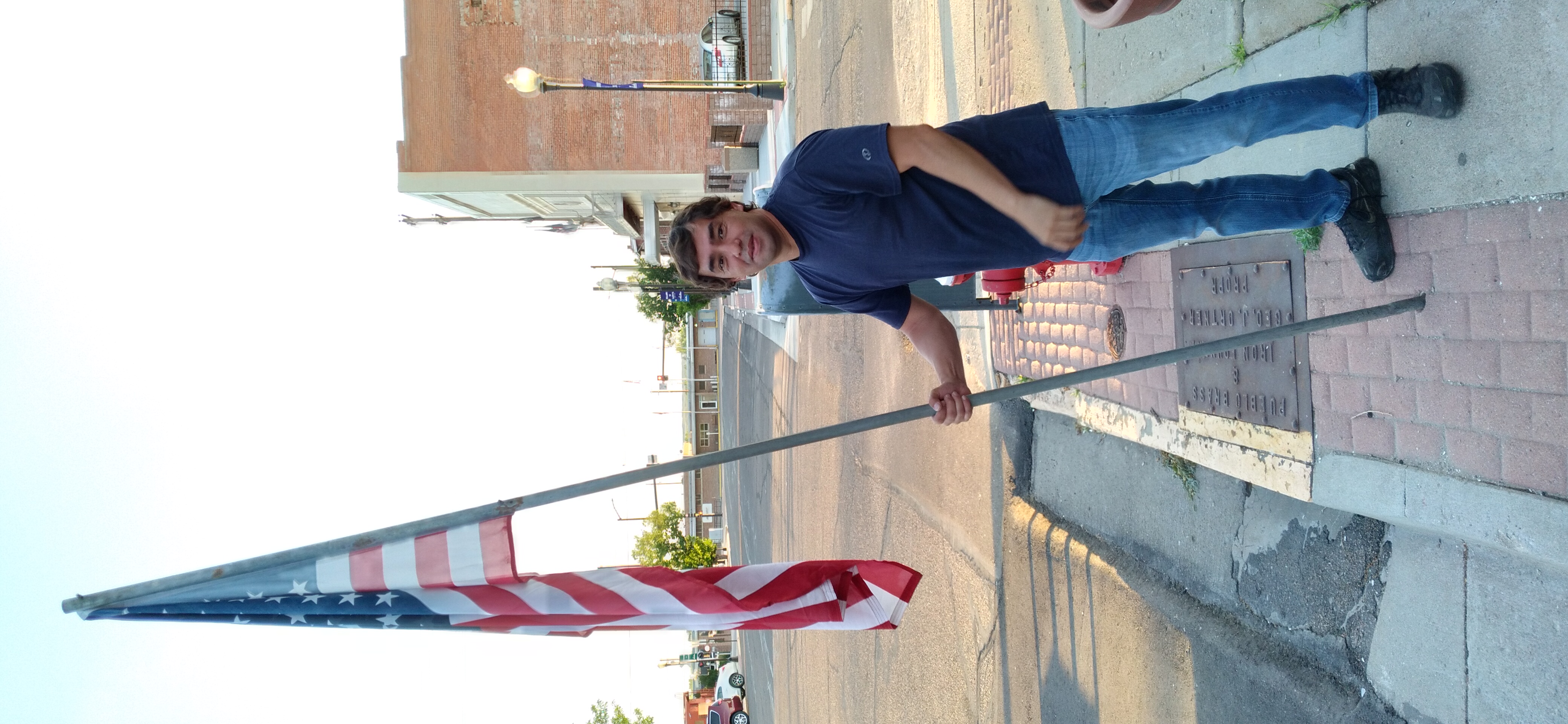 Balicki Raises Flag Day in La Junta 