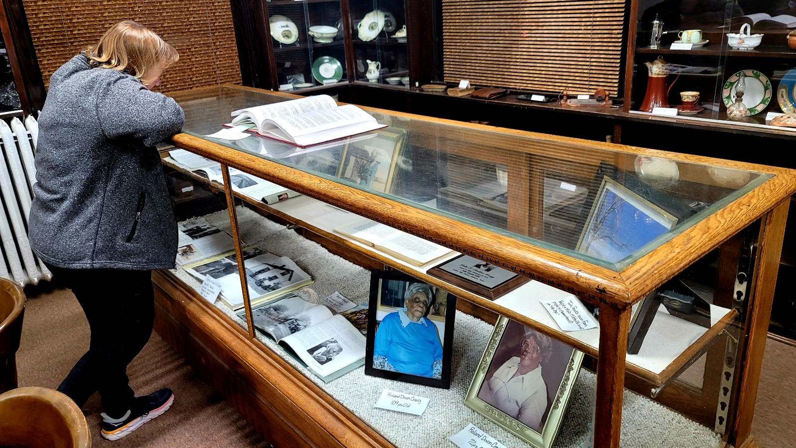The Dry display case at the Rocky Ford Museum