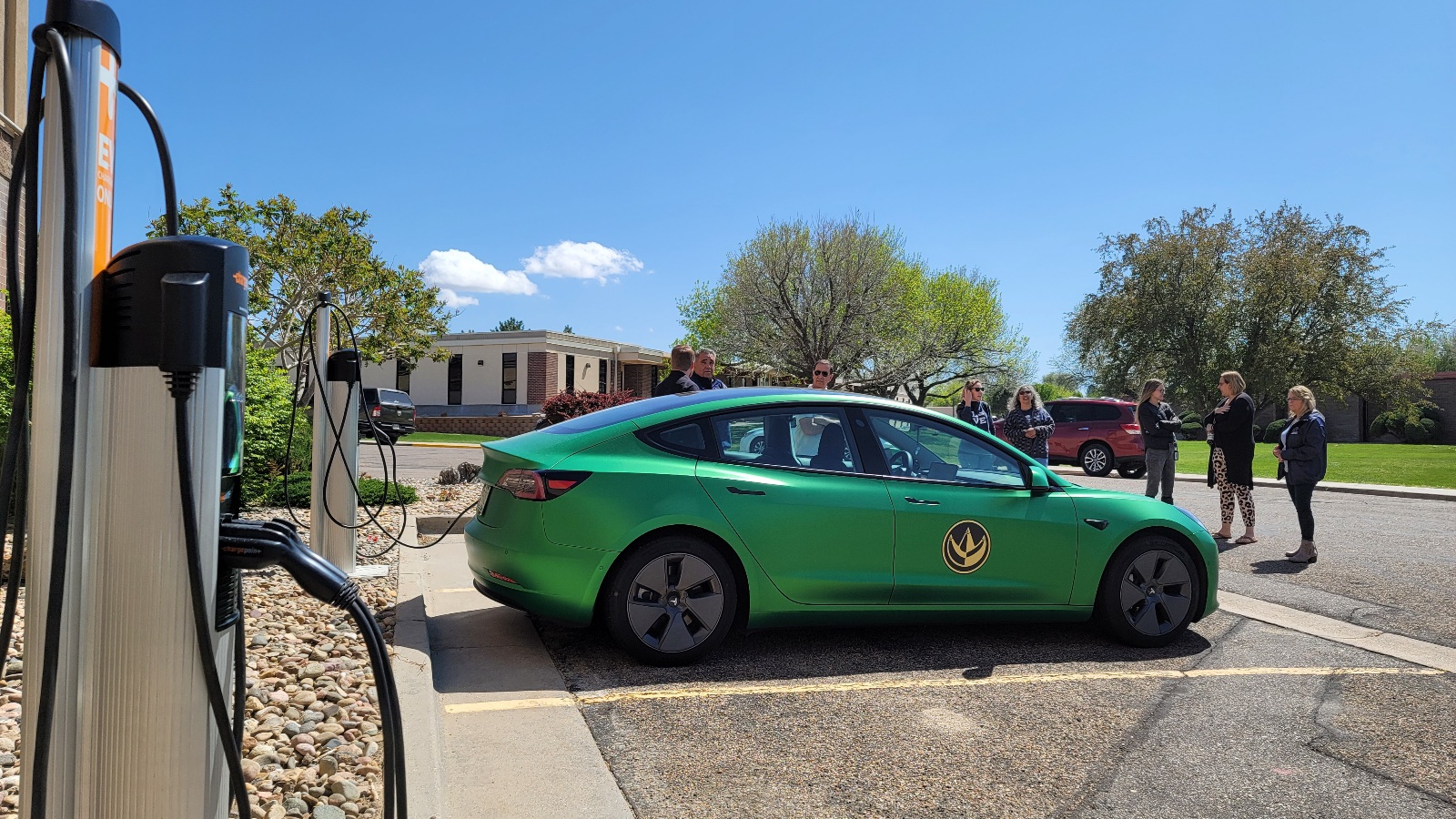 Otero College Electric Vehicle Charging Station Ribbon Cutting Ceremony 