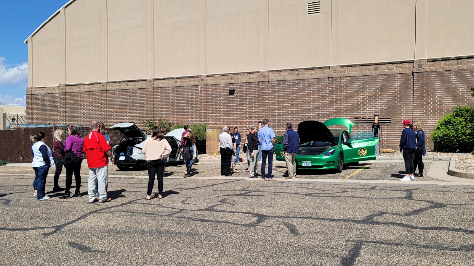 Otero College Electric Vehicle Charging Station Ribbon Cutting Ceremony