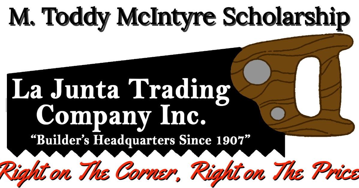 La Junta Trading Company Logo with Scholarship