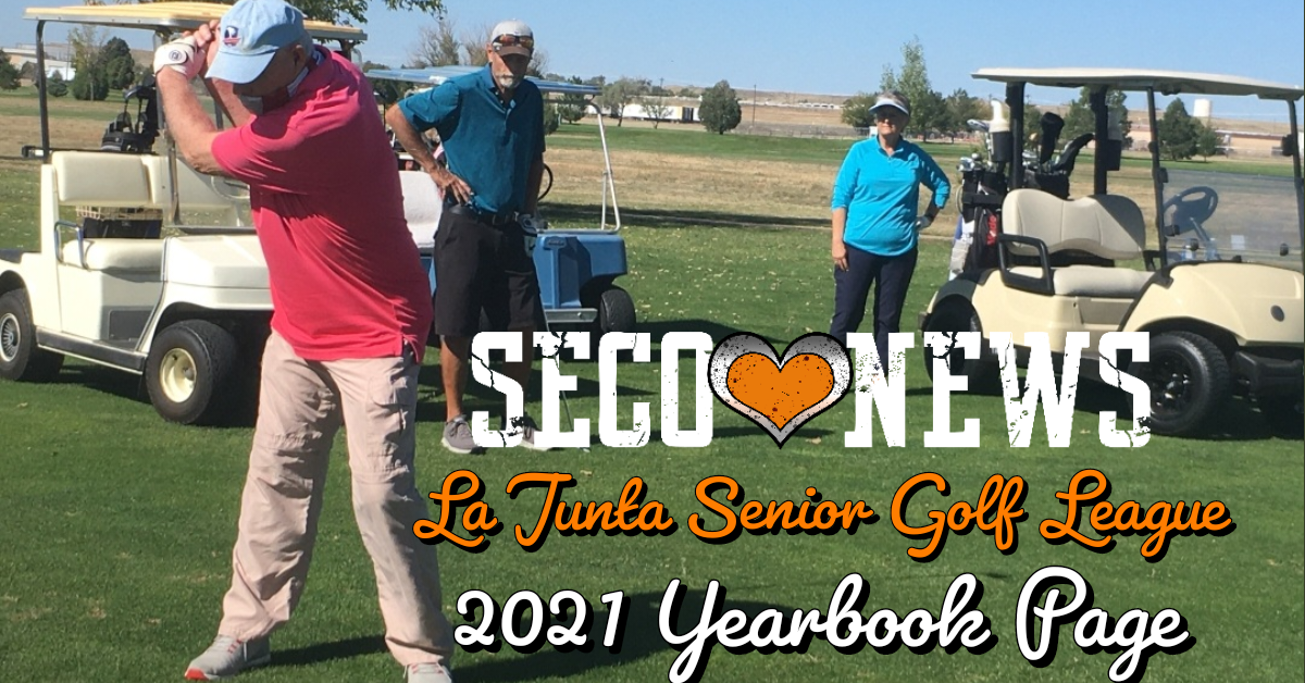 La Junta Senior Golf League 2021 SECO News Yearbook Page Cover