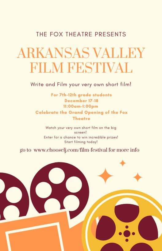 Arkansas Valley Film Festival Flyer A