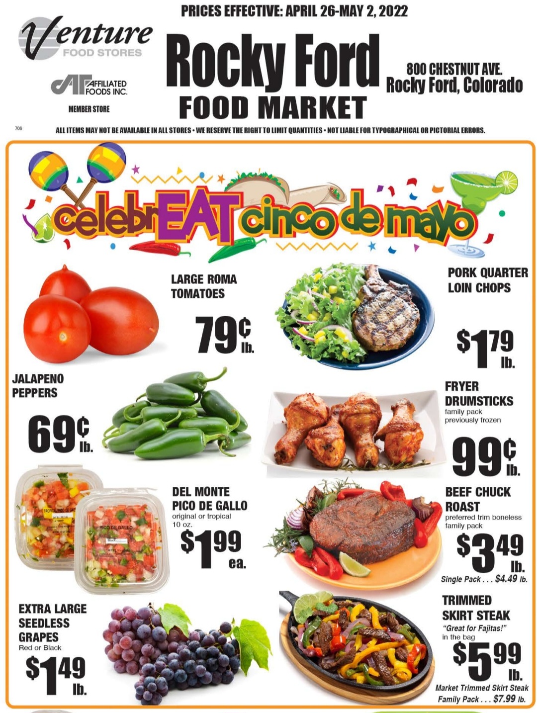 Rocky Ford Food Market Sales Flyer April 2022