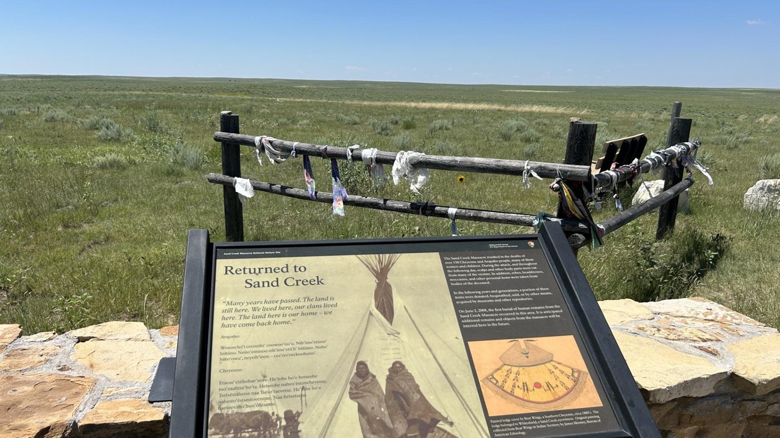 Kellen Cutsforth SECO NEWS - Sand Creek Massacre National Historic Site Anniversary ...