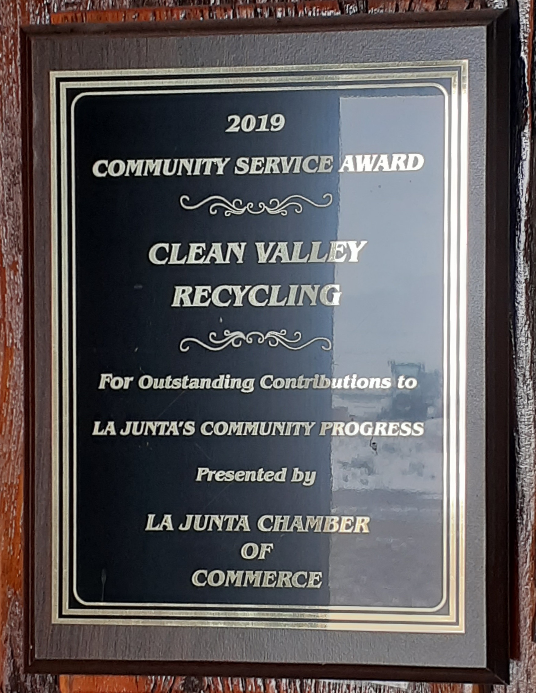 Clean Valley Recycling LJCC award