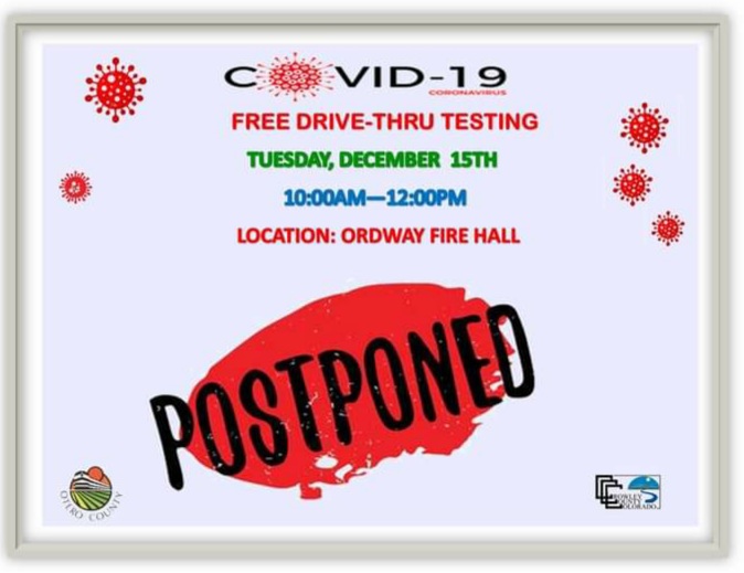 Otero County Health Department Covid Testing Postponed seconews.org