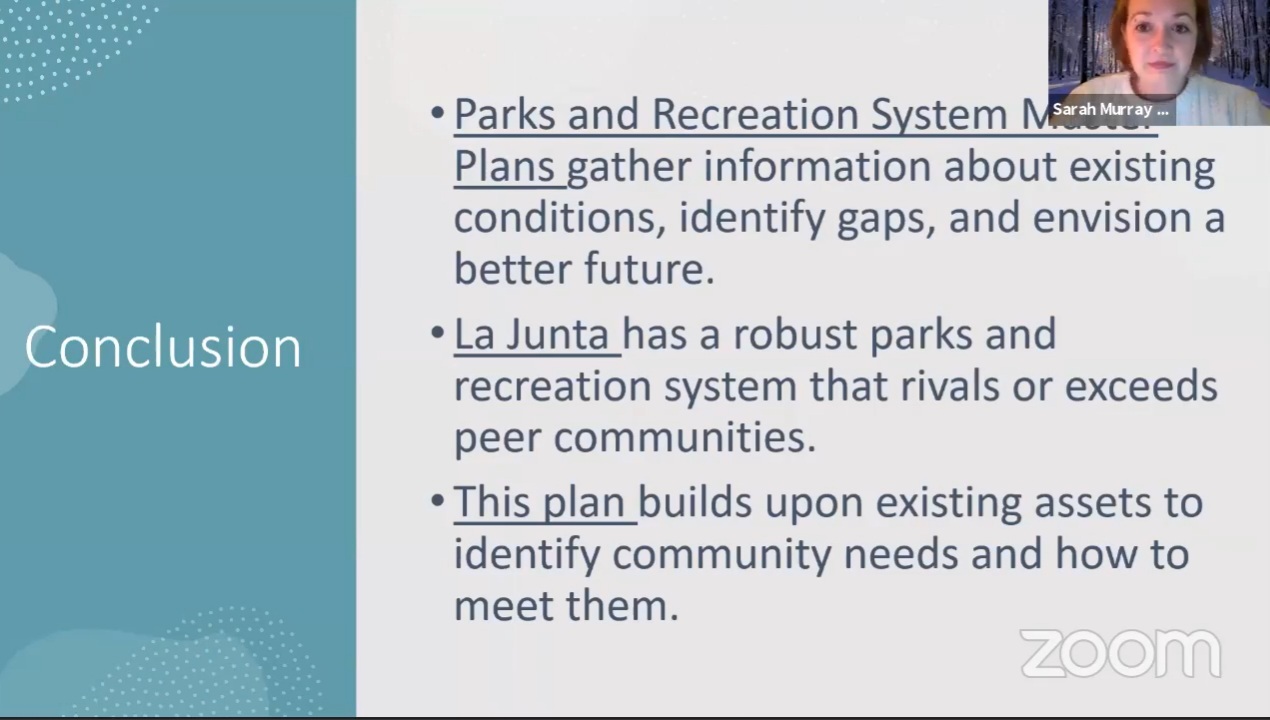 City of La Junta Parks and Rec Master plan seconews.org 