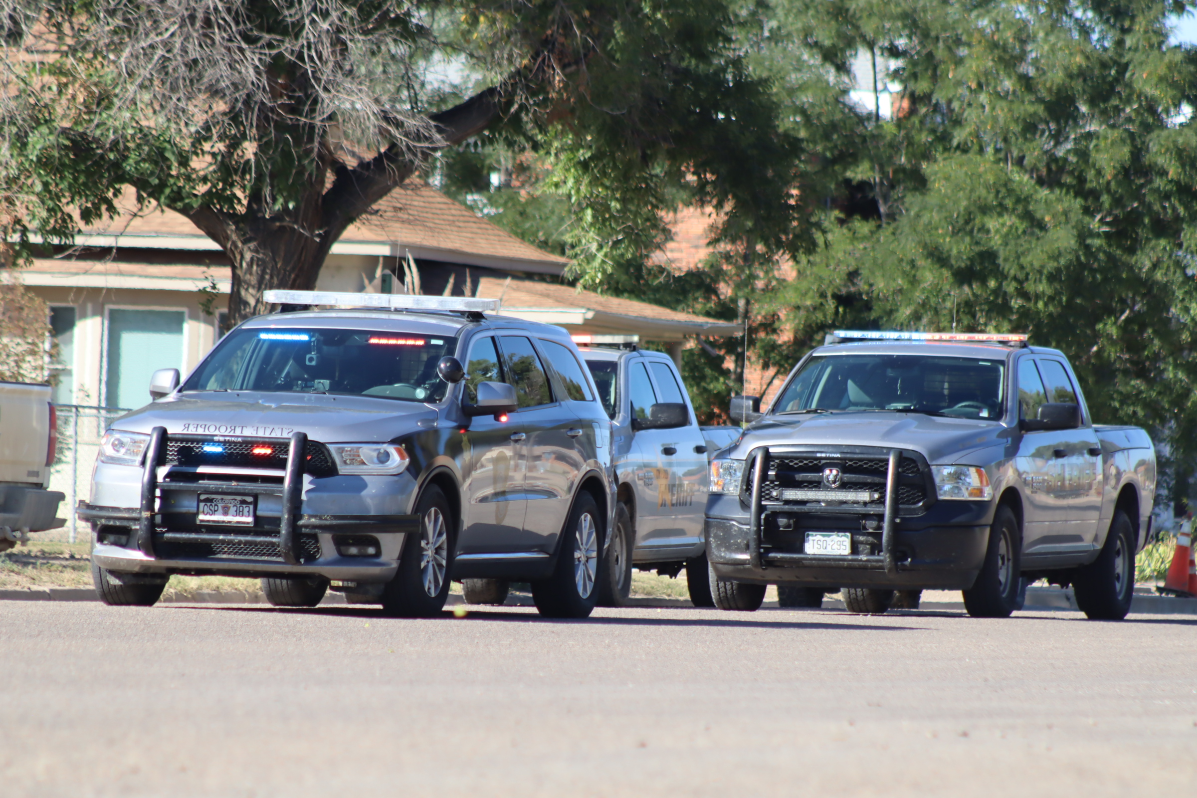 SECO NEWS - Ag Trailer Vs Parked Vehicles on Columbia Ave in Swink