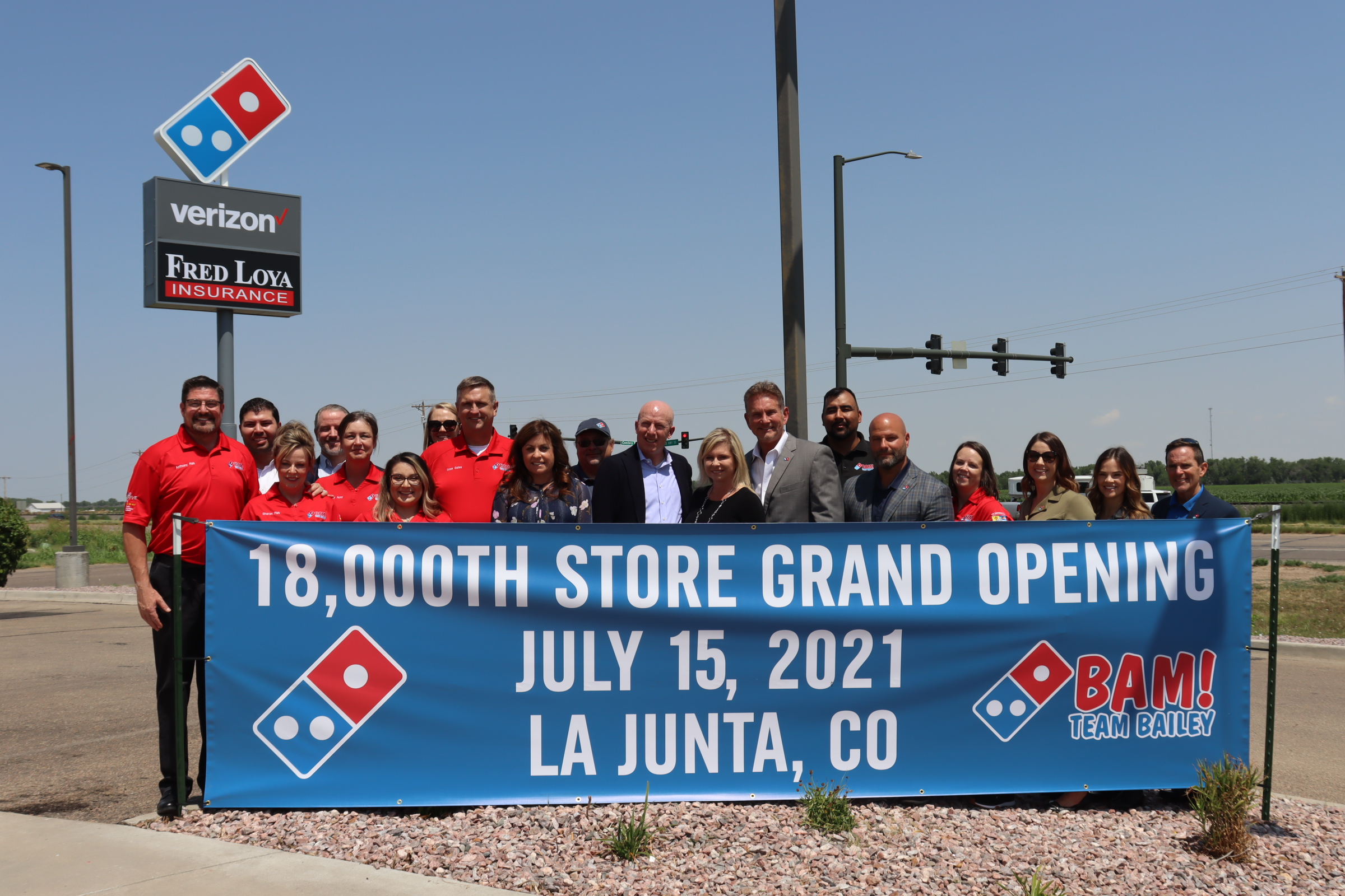 Domino's Pizza La Junta Grand Opening 18000th Store SECO News seconews.org