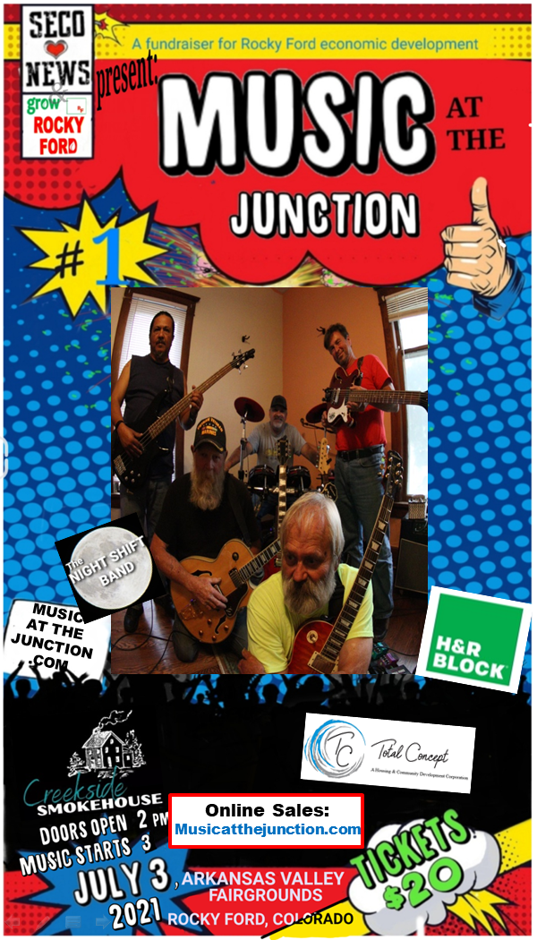 SECO NEWS - The Night Shift Band - Plays Music at The Junction July 3rd 2021