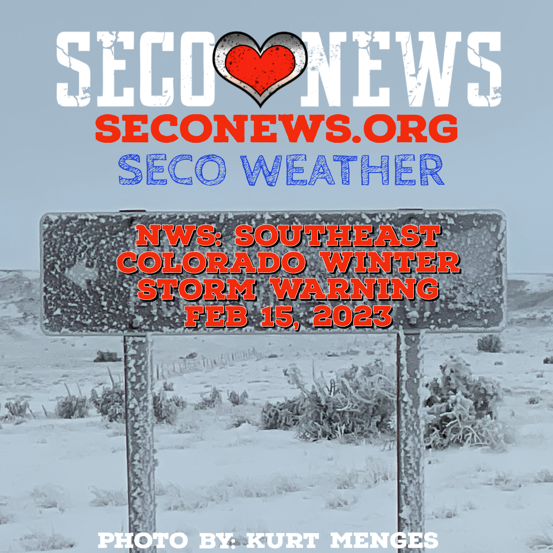 SECO NEWS - Southeast Colorado Closures and Delays Thurs. Feb 16, 2023