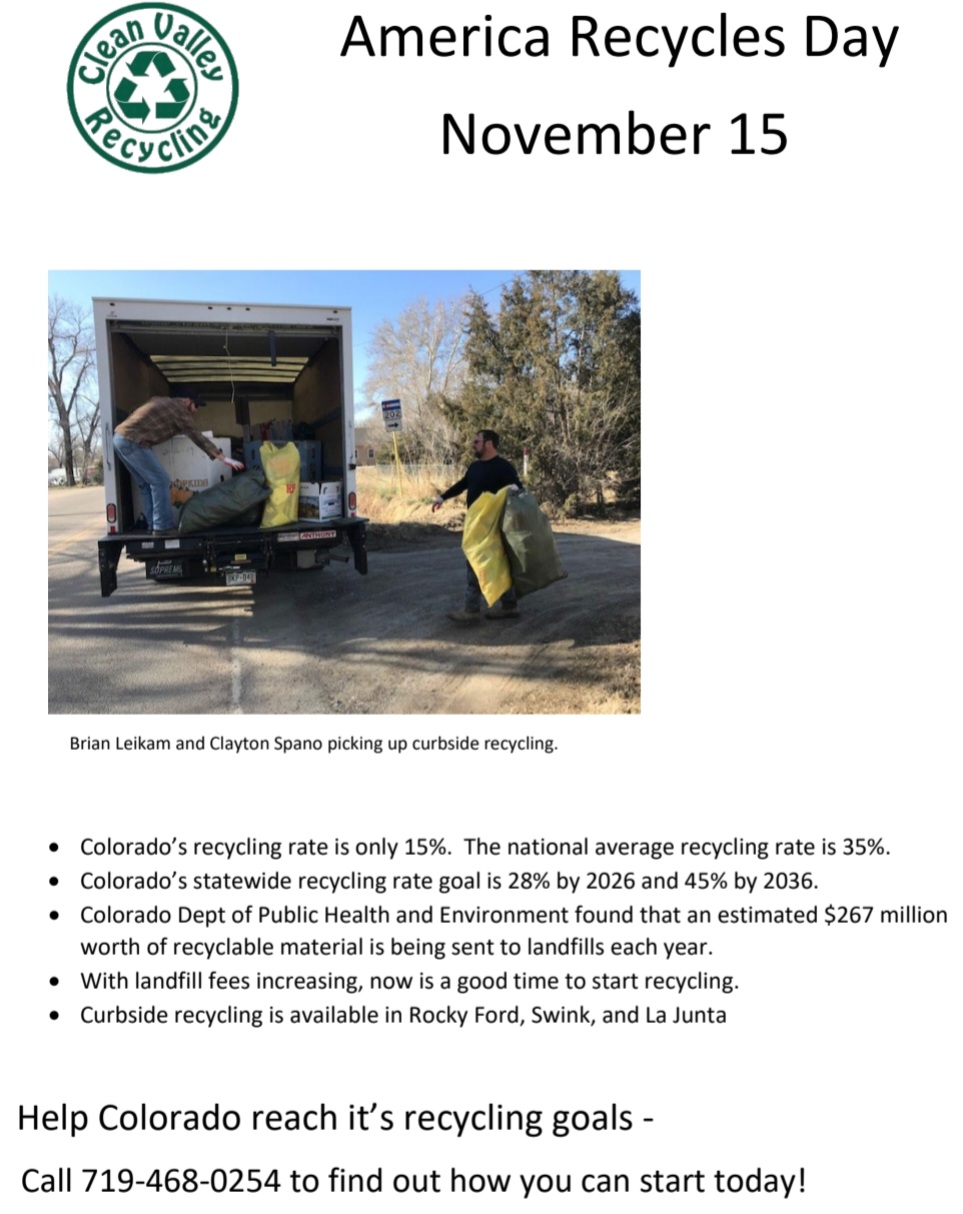 SECO NEWS Valley Recycling America Recycles Day
