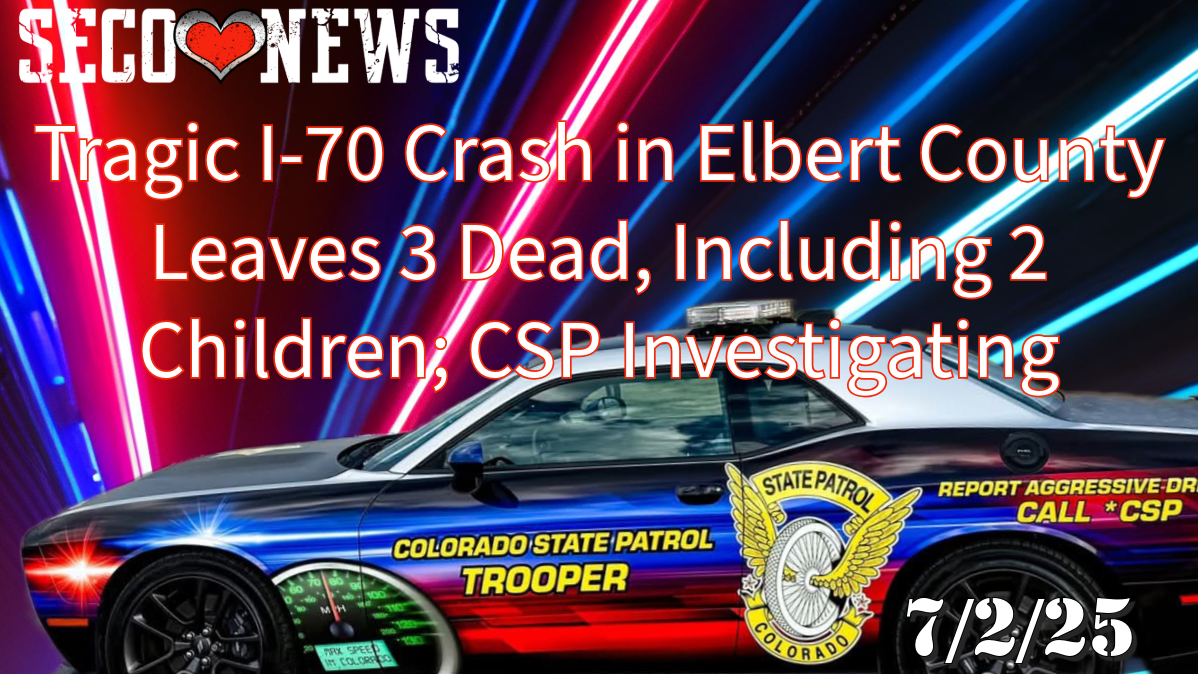 SECO NEWS - Tragic I-70 Crash in Elbert County Leaves 3 Dead, Including ...
