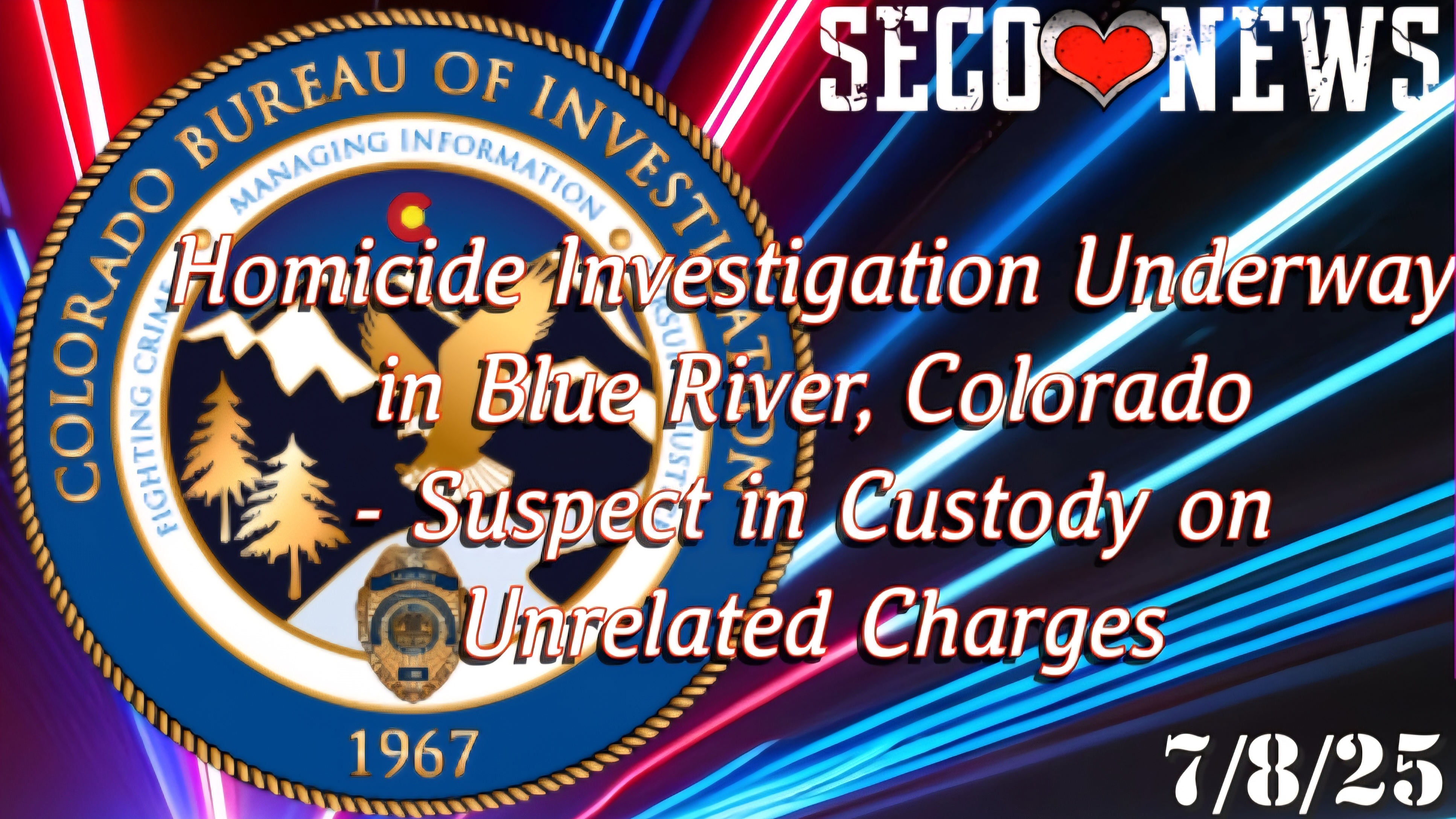 SECO NEWS - Homicide Investigation Underway in Blue River, Colorado ...