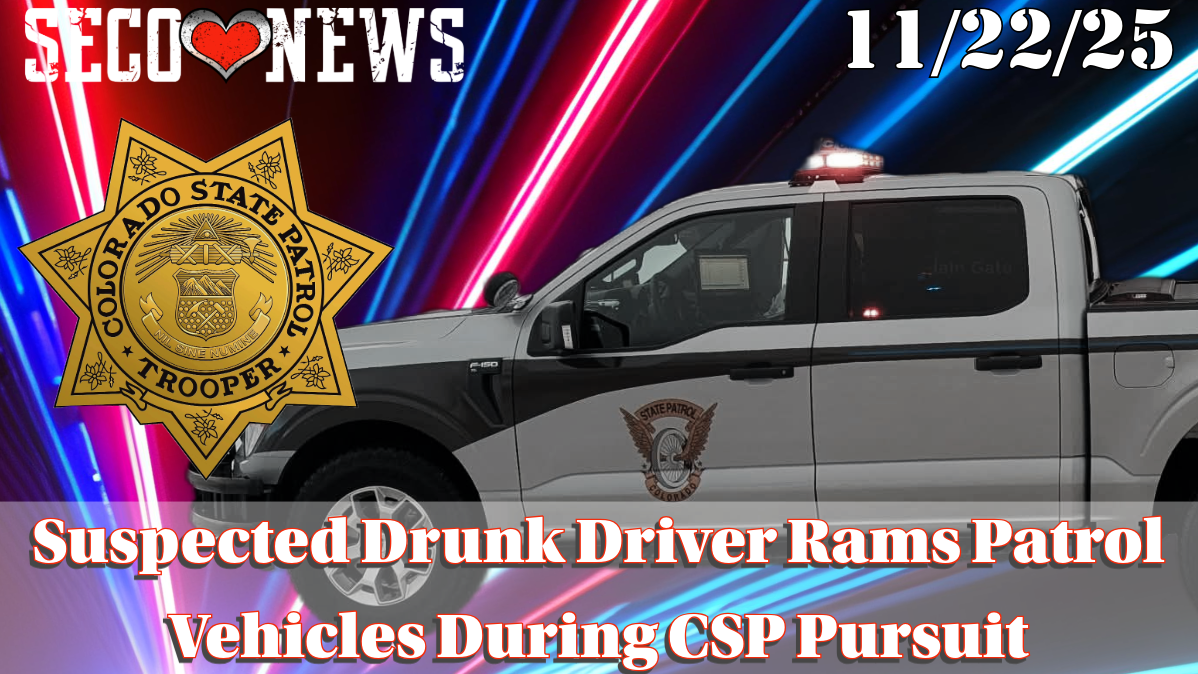SECO NEWS - Suspected Drunk Driver Rams Patrol Vehicles During CSP Pursuit