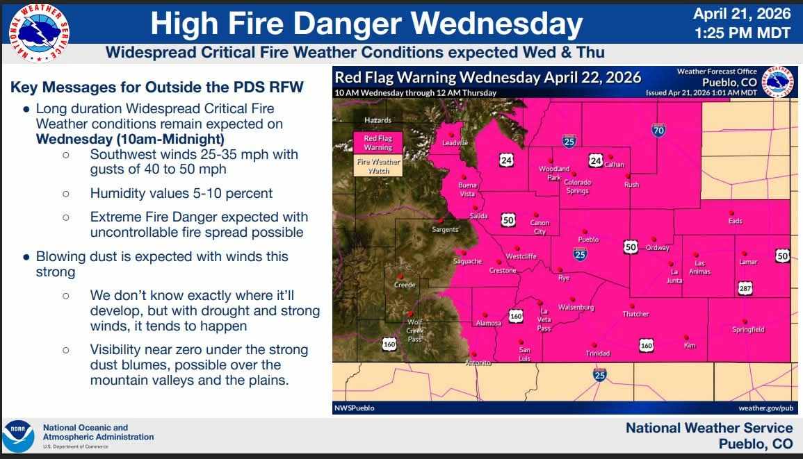 SECO NEWS - Urgent Red Flag Warning in Colorado: Extreme Fire Danger ...