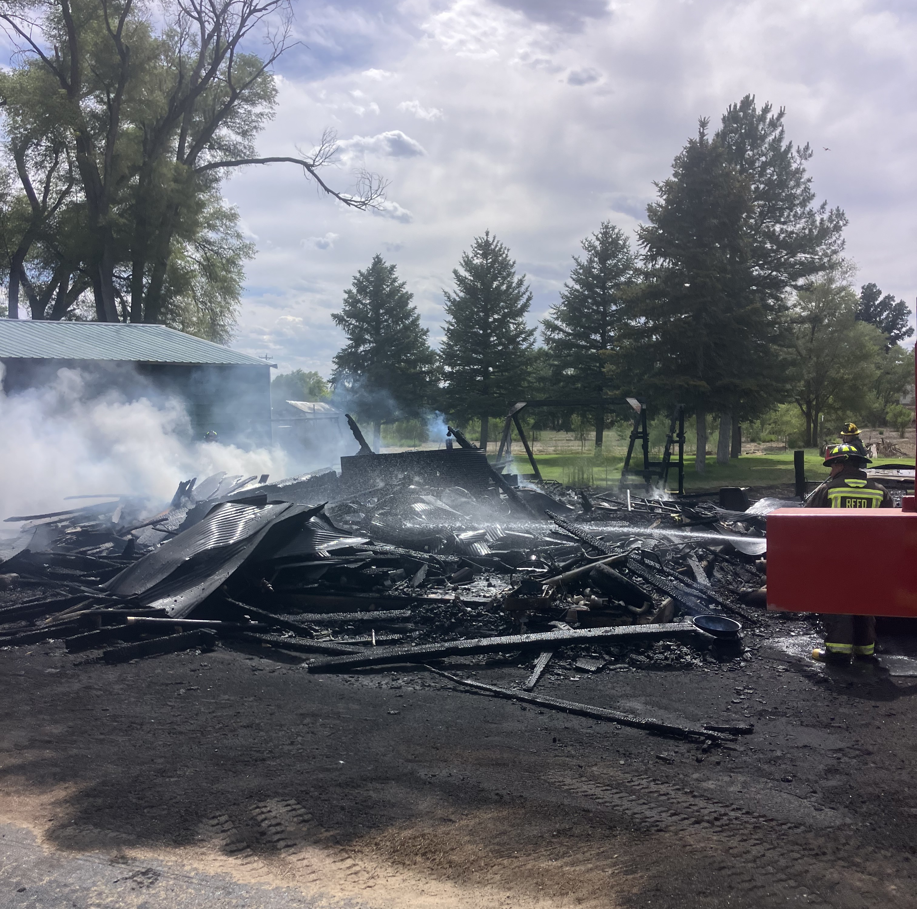 SECO NEWS - Barn/Outbuilding Fire Near Rocky Ford Destroys Building ...